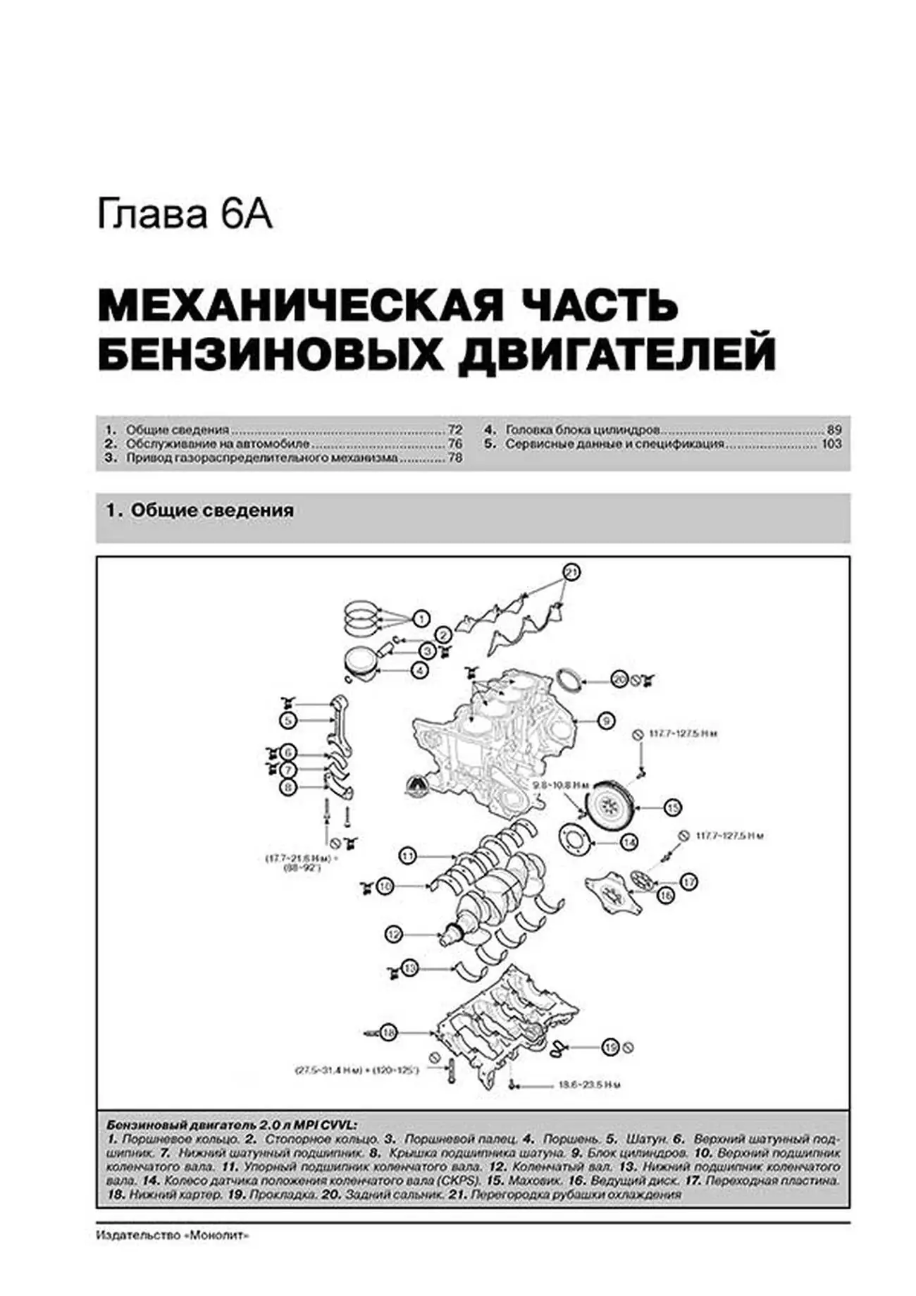 Книга: KIA OPTIMA (б , д) с 2011 г.в., рем., экспл., то | Монолит